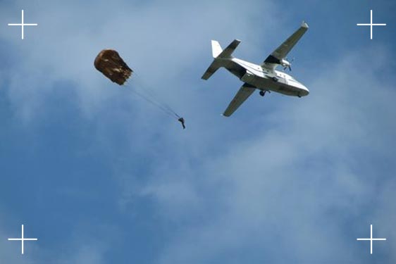 military parachute jump